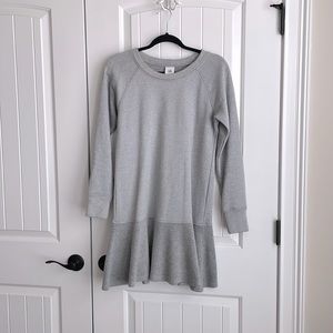 CABI Light Gray Sweater Dress - Size: XS